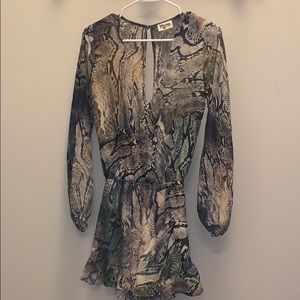 Show Me Your Mumu Snakeskin Romper